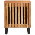vidaXL Noptiere, 2 buc., 40x34x46 cm, lemn masiv de acacia vidaXL Noptiere, 2 buc., 40x34x46 cm, lemn masiv de acacia