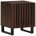 vidaXL Noptiere, 2 buc., 40x34x46 cm, lemn masiv de acacia vidaXL Noptiere, 2 buc., 40x34x46 cm, lemn masiv de acacia