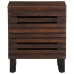 vidaXL Noptieră, 40x34x46 cm, lemn masiv de mango vidaXL Noptieră, 40x34x46 cm, lemn masiv de mango