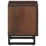 vidaXL Noptiere, 2 buc., 40x34x46 cm, lemn masiv de acacia vidaXL Noptiere, 2 buc., 40x34x46 cm, lemn masiv de acacia