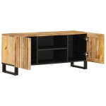 vidaXL Dulap TV, 105x34x46 cm, lemn masiv mango brut