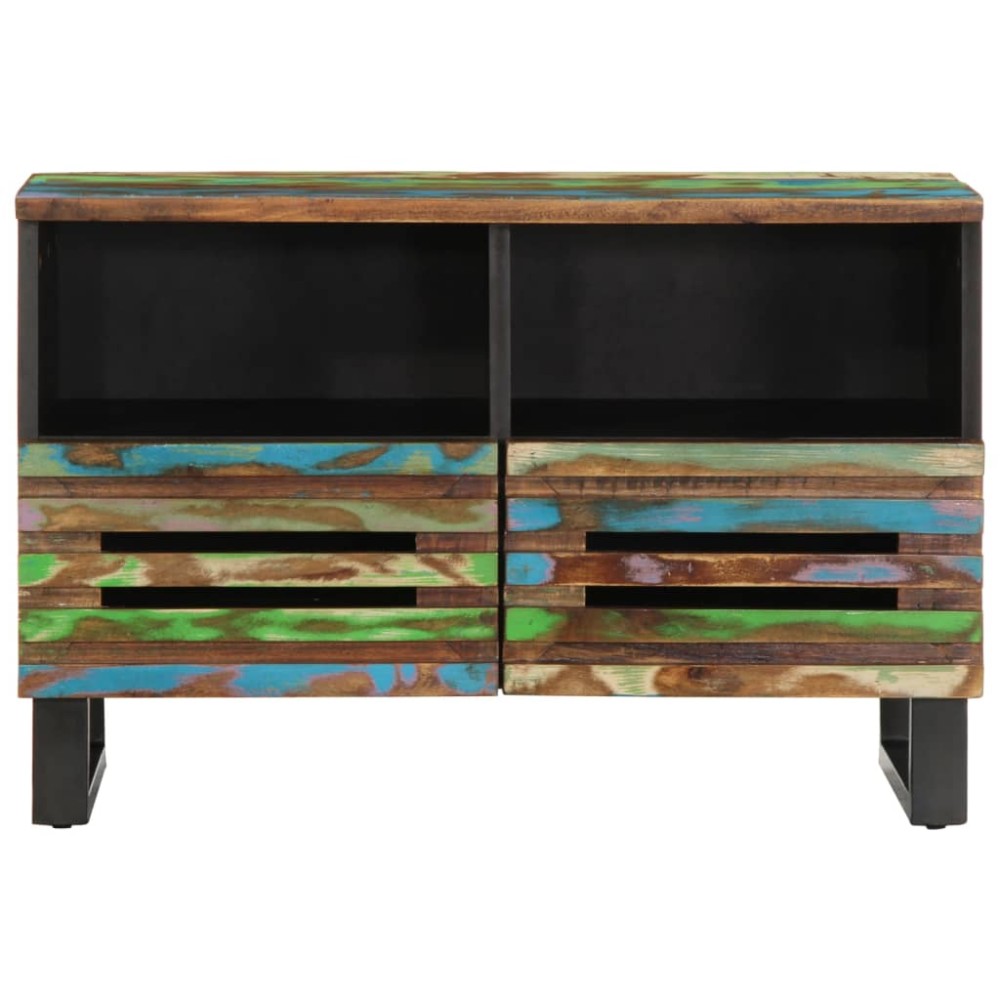 vidaXL Dulap TV, 70x34x46 cm, lemn masiv de acacia