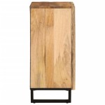 vidaXL Dulap, 60x34x75 cm, lemn masiv de mango brut