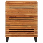 vidaXL Dulap, 60x34x75 cm, lemn masiv de acacia