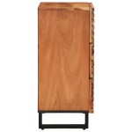 vidaXL Dulap, 60x34x75 cm, lemn masiv de acacia