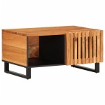 vidaXL Măsuță de cafea, 80x51x40 cm, lemn masiv de acacia vidaXL Măsuță de cafea, 80x51x40 cm, lemn masiv de acacia