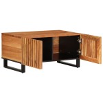 vidaXL Măsuță de cafea, 80x51x40 cm, lemn masiv de acacia vidaXL Măsuță de cafea, 80x51x40 cm, lemn masiv de acacia
