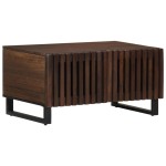 vidaXL Măsuță de cafea, maro, 80x51x40 cm, lemn masiv mango vidaXL Măsuță de cafea, maro, 80x51x40 cm, lemn masiv mango