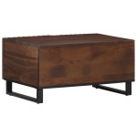 vidaXL Măsuță de cafea, maro, 80x51x40 cm, lemn masiv mango vidaXL Măsuță de cafea, maro, 80x51x40 cm, lemn masiv mango