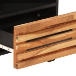 vidaXL Noptieră, 40x34x46 cm, lemn masiv de acacia vidaXL Noptieră, 40x34x46 cm, lemn masiv de acacia