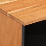vidaXL Noptiere, 2 buc., 40x34x46 cm, lemn masiv de acacia vidaXL Noptiere, 2 buc., 40x34x46 cm, lemn masiv de acacia