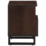 vidaXL Noptiere, 2 buc., 40x34x46 cm, lemn masiv de acacia vidaXL Noptiere, 2 buc., 40x34x46 cm, lemn masiv de acacia