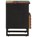 vidaXL Noptiere, 2 buc., 40x34x46 cm, lemn masiv reciclat vidaXL Noptiere, 2 buc., 40x34x46 cm, lemn masiv reciclat