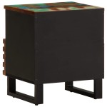 vidaXL Noptiere, 2 buc., 40x34x46 cm, lemn masiv reciclat vidaXL Noptiere, 2 buc., 40x34x46 cm, lemn masiv reciclat