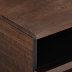 vidaXL Măsuță de cafea, maro, 80x55x40 cm, lemn masiv mango vidaXL Măsuță de cafea, maro, 80x55x40 cm, lemn masiv mango