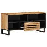 vidaXL Dulap TV, 100x34x46 cm, lemn masiv mango brut