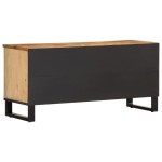 vidaXL Dulap TV, 100x34x46 cm, lemn masiv mango brut
