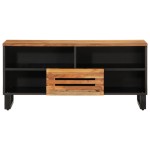 vidaXL Dulap TV, 100x34x46 cm, lemn masiv de acacia