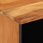 vidaXL Dulap TV, 100x34x46 cm, lemn masiv de acacia
