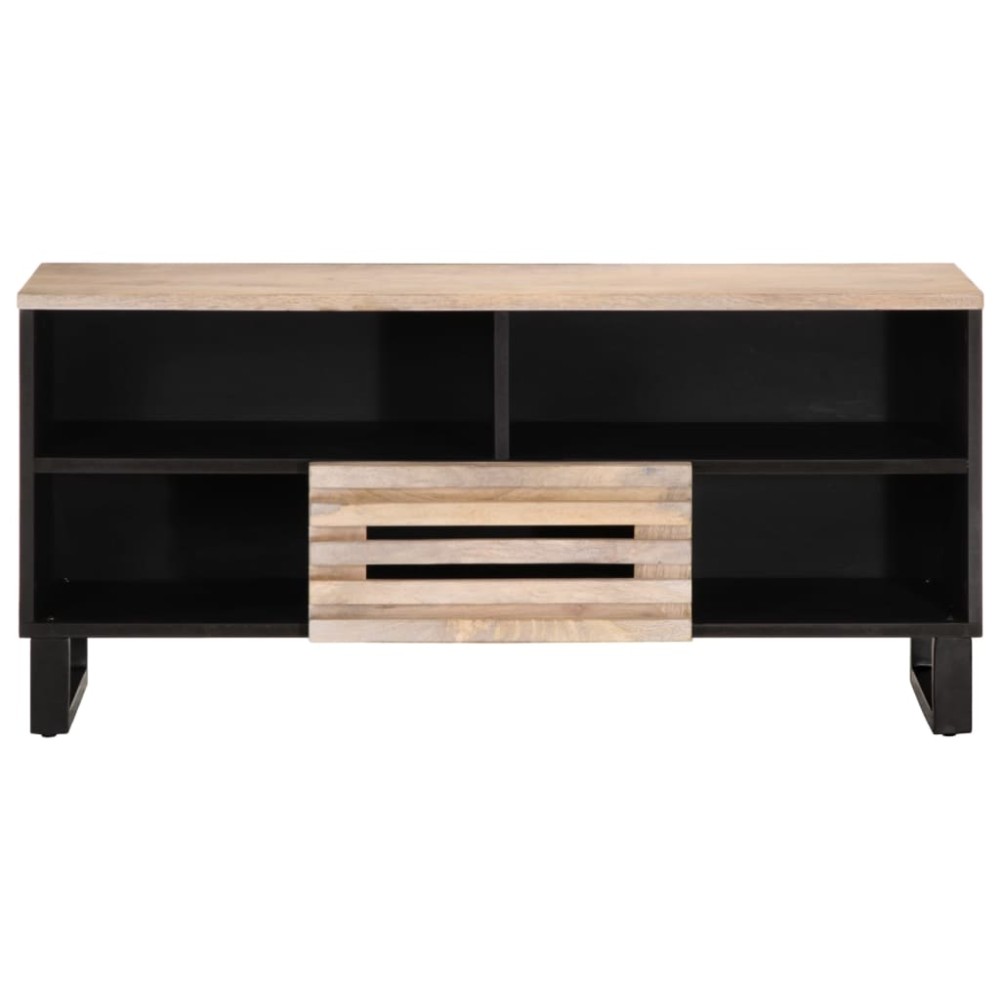 vidaXL Dulap TV, 100x34x46 cm, lemn masiv de mango