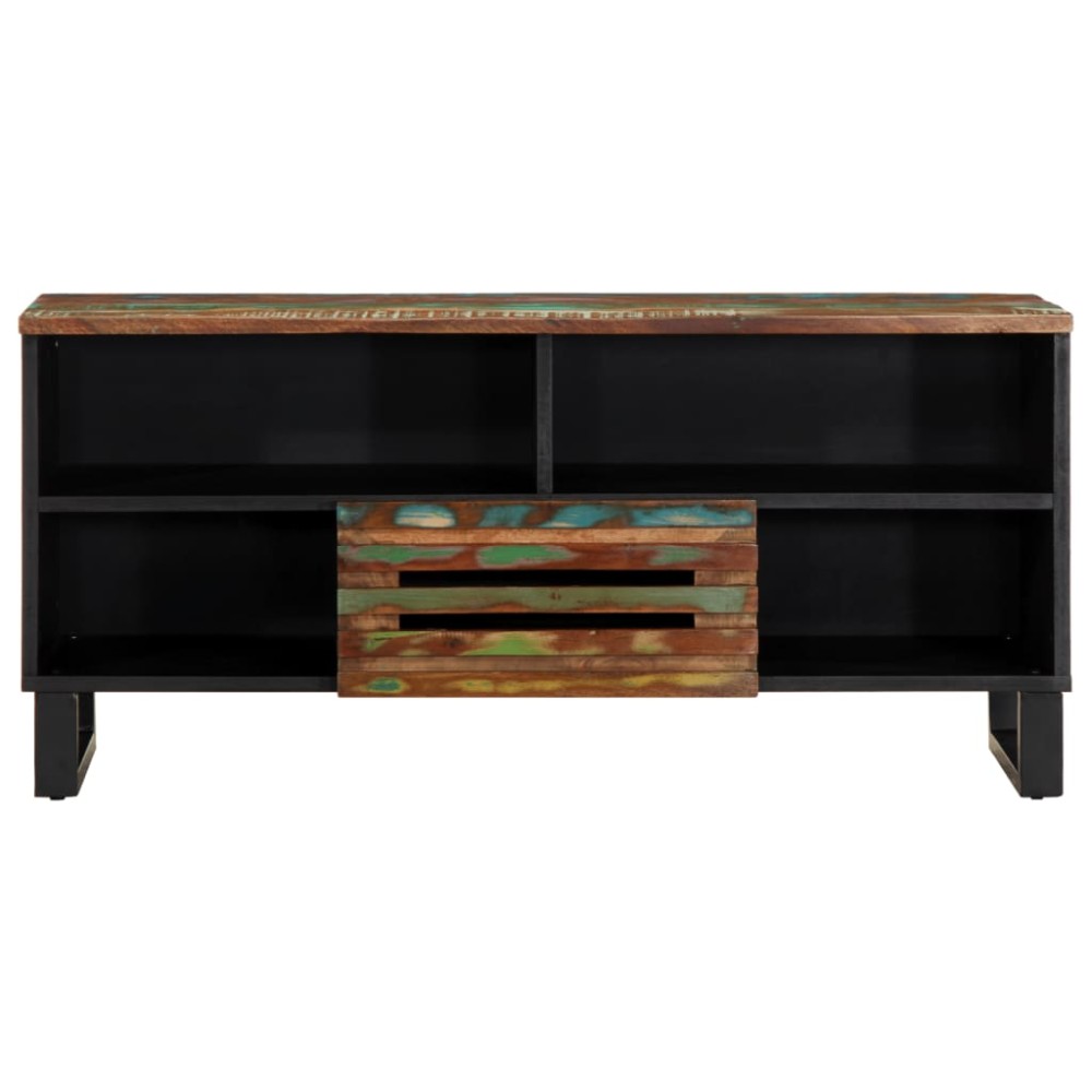 vidaXL Dulap TV, 100x34x46 cm, lemn masiv de acacia