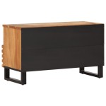 vidaXL Dulap TV, 80x34x46 cm, lemn masiv de acacia