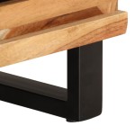 vidaXL Dulap TV, 80x34x46 cm, lemn masiv de acacia