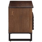 vidaXL Dulap TV maro 80x34x46 cm lemn masiv de mango vidaXL Dulap TV maro 80x34x46 cm lemn masiv de mango