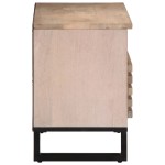 vidaXL Dulap TV, 80x34x46 cm, lemn masiv de mango