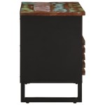 vidaXL Dulap TV, 80x34x46 cm, lemn masiv de acacia