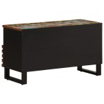 vidaXL Dulap TV, 80x34x46 cm, lemn masiv de acacia