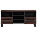 vidaXL Dulap TV, maro, 100x34x46 cm, lemn masiv de mango