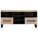 vidaXL Dulap TV, 100x34x46 cm, lemn masiv de mango