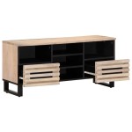 vidaXL Dulap TV, 100x34x46 cm, lemn masiv de mango