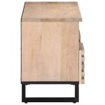 vidaXL Dulap TV, 100x34x46 cm, lemn masiv de mango