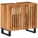 vidaXL Dulap pentru chiuveta de baie, 62x34x58 cm, lemn masiv acacia