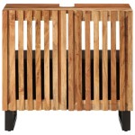 vidaXL Dulap pentru chiuveta de baie, 62x34x58 cm, lemn masiv acacia