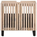 vidaXL Dulap pentru chiuveta de baie, 62x34x58 cm, lemn masiv de mango vidaXL Dulap pentru chiuveta de baie, 62x34x58 cm, lemn masiv de mango