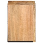 vidaXL Dulap de perete de baie, 38x34x48 cm, lemn masiv mango brut vidaXL Dulap de perete de baie, 38x34x48 cm, lemn masiv mango brut