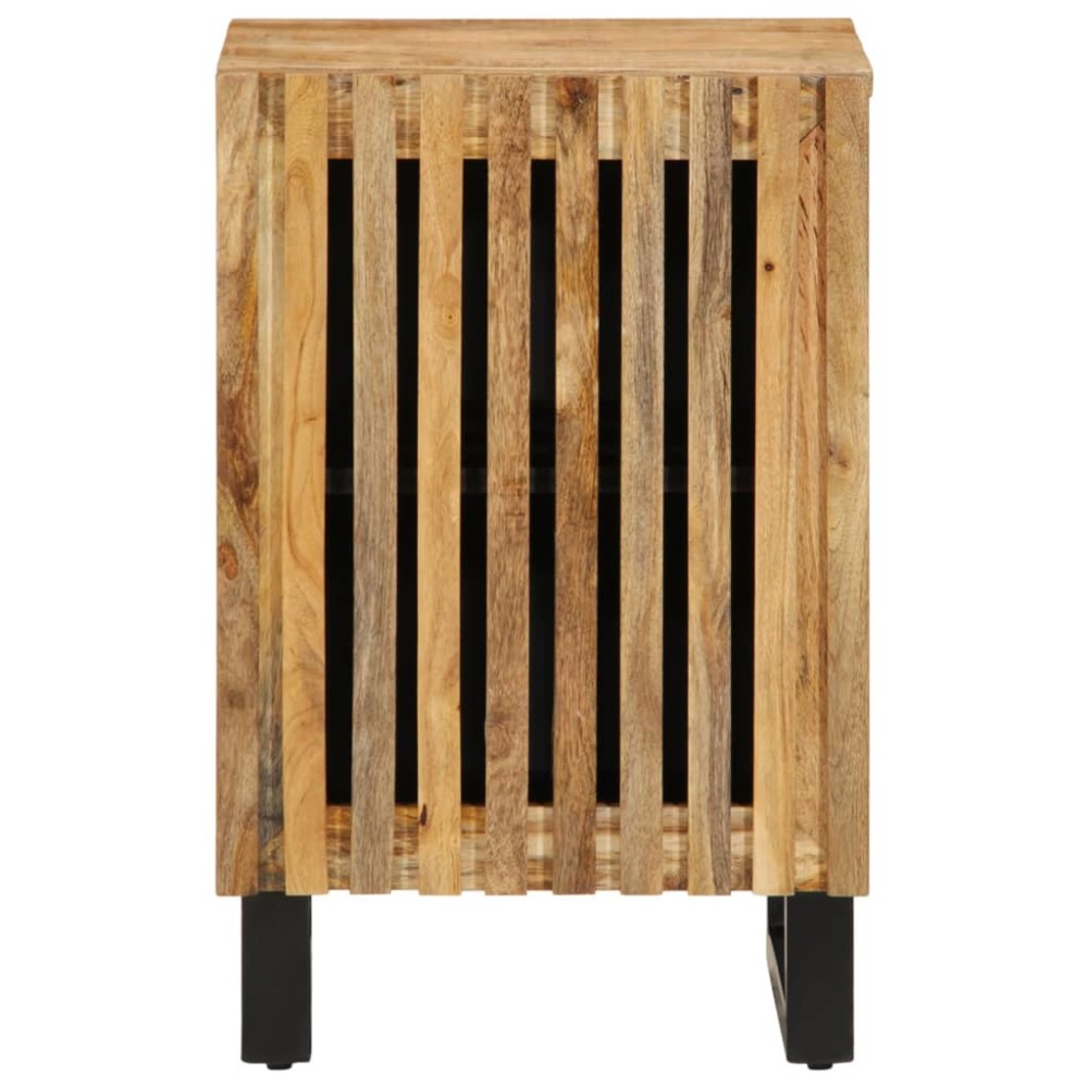 vidaXL Dulap de baie, 38x34x58 cm, lemn masiv mango brut