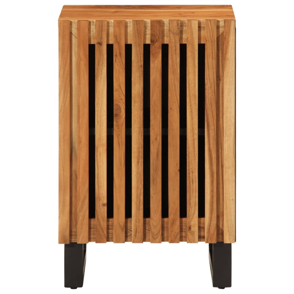 vidaXL Dulap de baie, 38x34x58 cm, lemn masiv de acacia