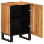vidaXL Dulap de baie, 38x34x58 cm, lemn masiv de acacia