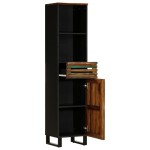 vidaXL Dulap, 38x34x160 cm, lemn masiv de acacia