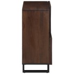 vidaXL Dulap, maro, 80x34x75 cm, lemn masiv de mango vidaXL Dulap, maro, 80x34x75 cm, lemn masiv de mango