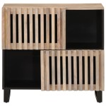 vidaXL Dulap, 80x34x75 cm, lemn masiv de mango vidaXL Dulap, 80x34x75 cm, lemn masiv de mango
