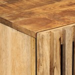 vidaXL Dulap înalt, 40x34x110 cm, lemn masiv de mango brut