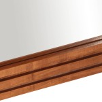 vidaXL Oglindă de baie, 50x70 cm, lemn masiv de acacia și sticlă