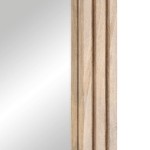 vidaXL Oglindă de baie, 50x70 cm, lemn masiv de mango și sticlă