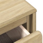 vidaXL Dulap cu sertar SAUDA stejar, 76,5x39x91 cm, lemn masiv de pin vidaXL Dulap cu sertar SAUDA stejar, 76,5x39x91 cm, lemn masiv de pin