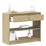 vidaXL Măsuță consolă "SAUDA", stejar, 89,5x36,5x73 cm, lemn masiv pin vidaXL Măsuță consolă "SAUDA", stejar, 89,5x36,5x73 cm, lemn masiv pin